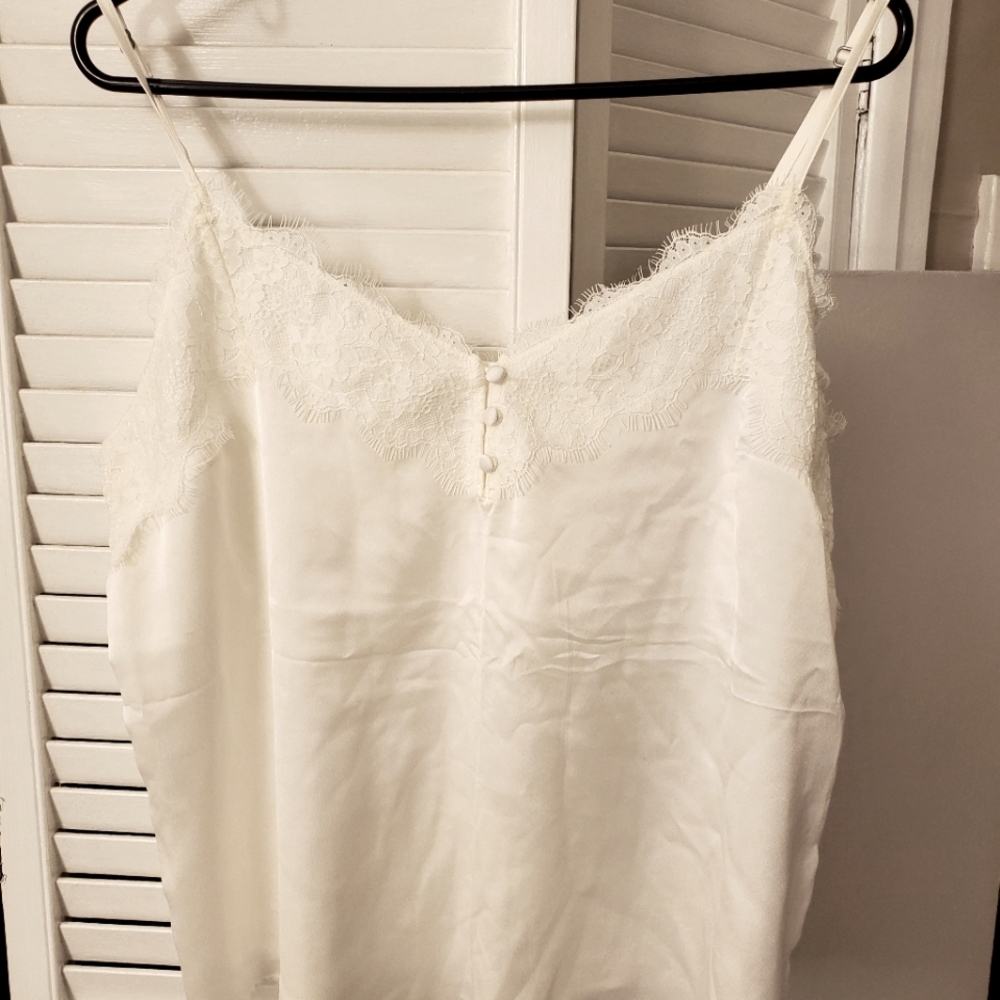 Abercrombie and Fitch satin lace camisole